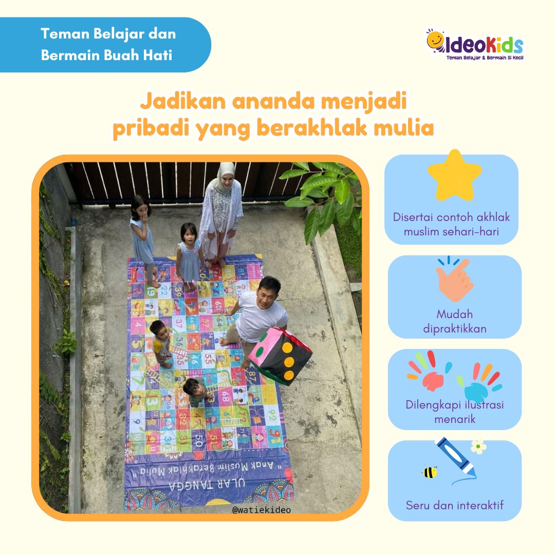 Ular Tangga Muslim Ukuran XL - Bahasa Indonesia