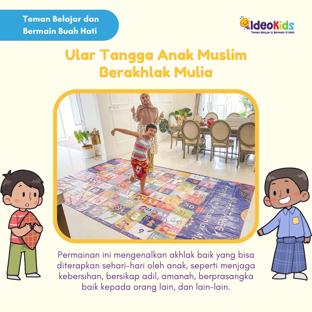 Ular Tangga Muslim Ukuran L - Bahasa Indonesia